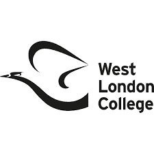 West London College logo featuring a stylized black goose in flight with the college name in bold text to the right.