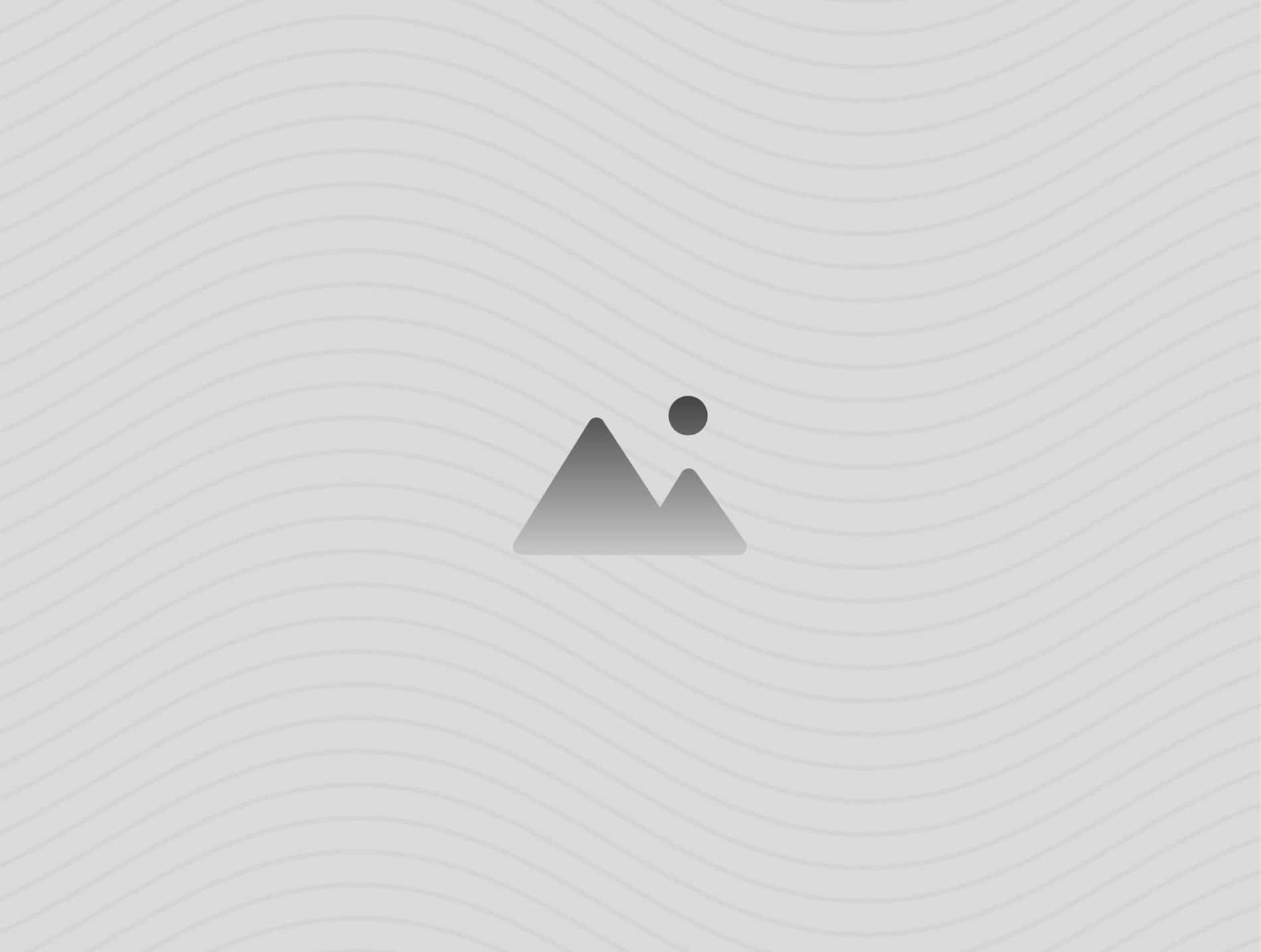 Placeholder image with a gray icon showing two mountains and a sun on a light background with wavy lines.